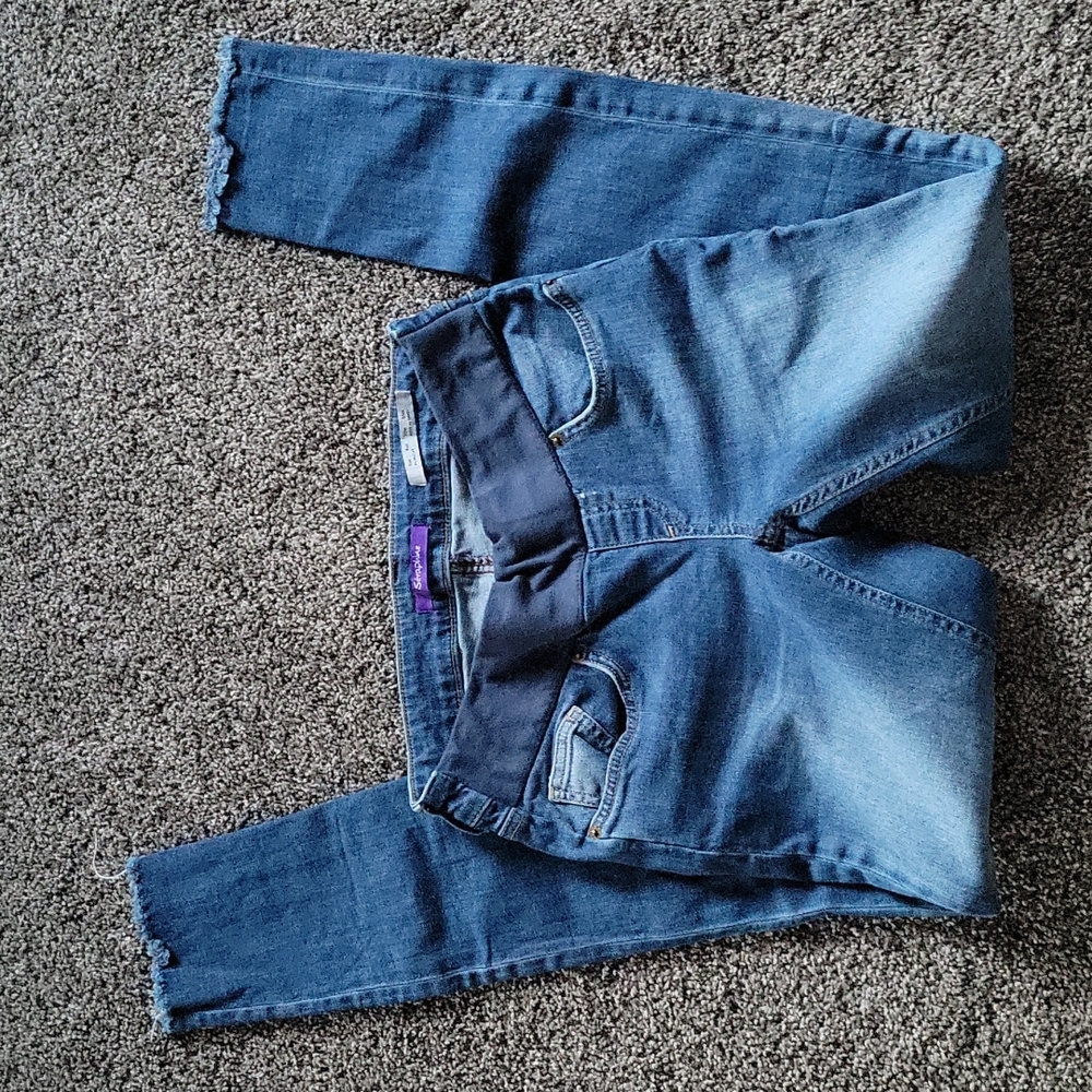 Under bump maternity jeans